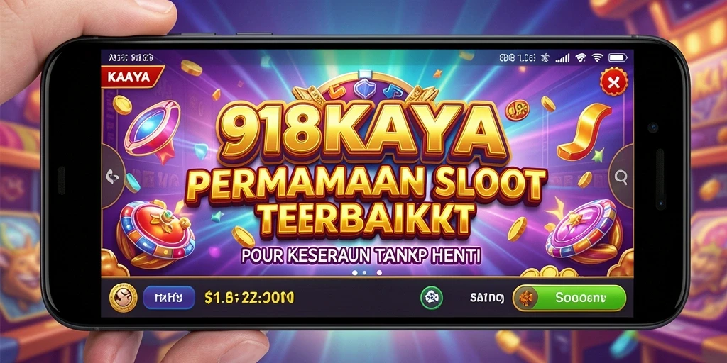 Tampilan gameplay menarik pada 918KAYA dengan fitur Slot yang berwarna-warni.