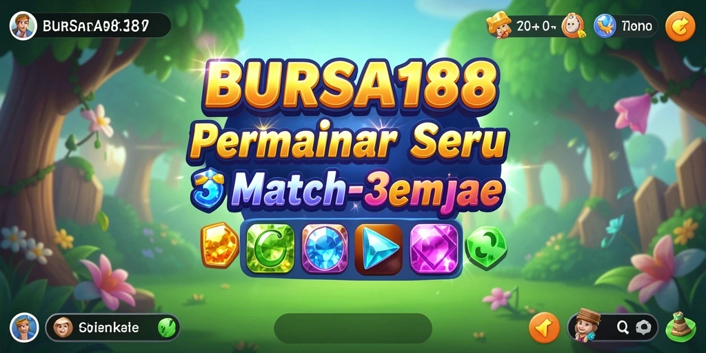 Tampilan gameplay BURSA188 yang penuh warna dan interaksi seru.
