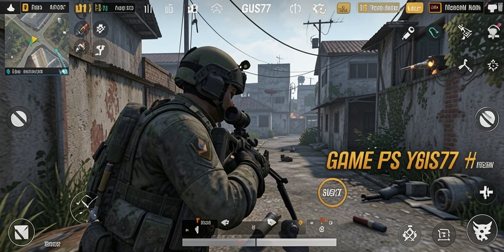 Gameplay menegangkan dengan grafik yang menakjubkan dalam GUS77.