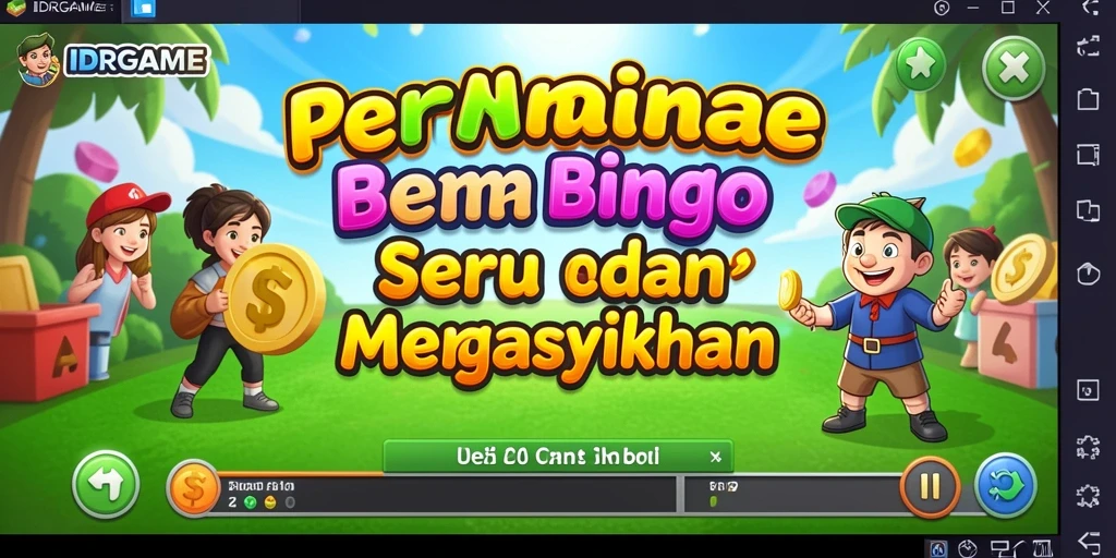 Tampilan gameplay Bingo yang mengasyikkan di IDRGAME.