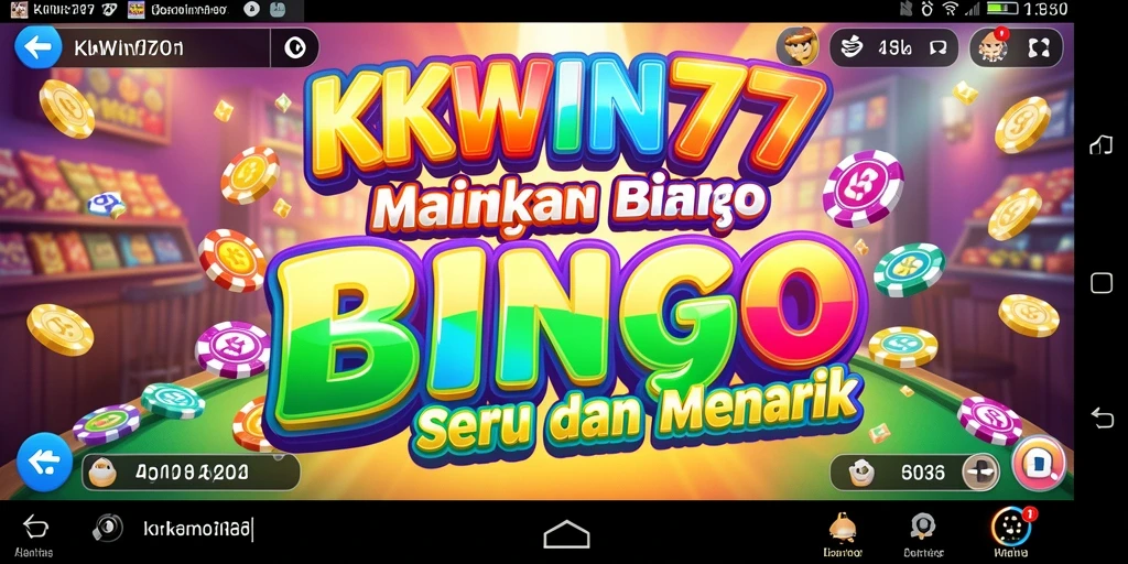 Tampilan gameplay menarik dari KKWIN777 dengan suasana Bingo yang seru.