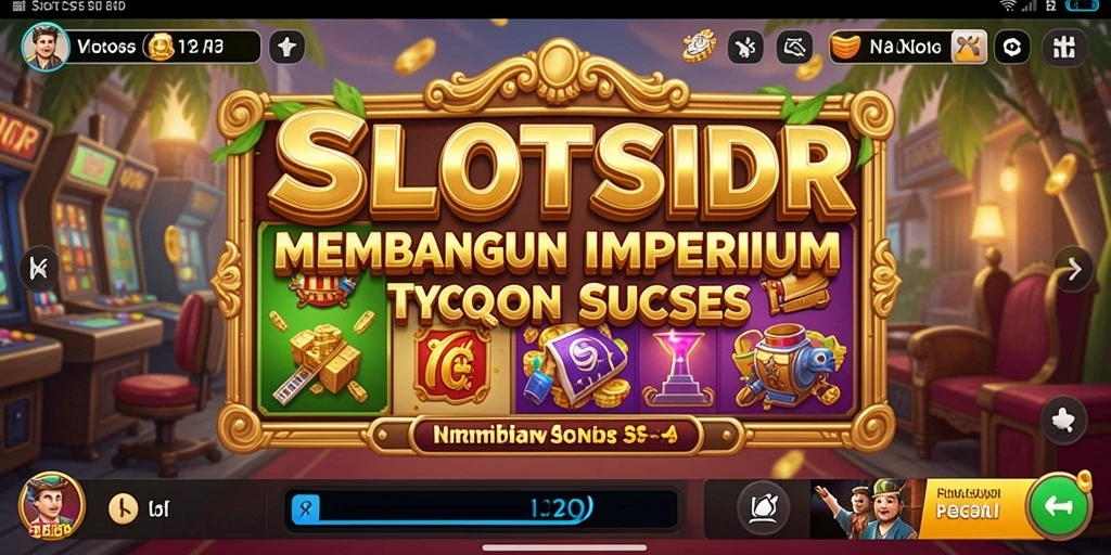 Screenshot gameplay SLOTSIDR menampilkan pengalaman Tycoon yang mendebarkan.